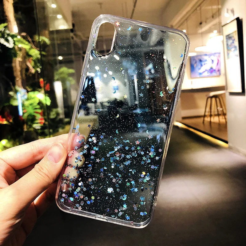 Glitter Clear Phone Case for IPhone 11 Xr Xs Max Oppo VIVO Coque Huawei P30 Honor 20 Apple Xs Gradient Rainbow Sequins
Glitter Clear Phone Case for IPhone 11 Xr Xs Max Oppo VIVO Coque Huawei P30 Honor 20 Apple Xs Gradient Rainbow Sequins