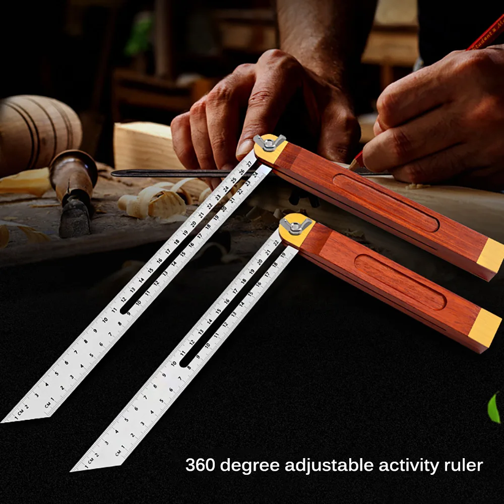 

Угловые линейки, треугольные скользящие Т-скосы с деревянной ручкой, измерительный инструмент уровня, деревянный маркировочный манометр