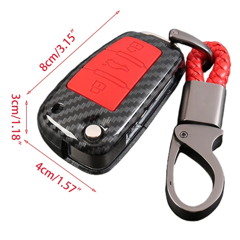 Car Key Case Cover for A4L A5 A6L A3 Q7 Q3 Q5L A8L ABS+Silicone Key Fob Shell Holder Protector Keychain Bag
Car Key Case Cover for A4L A5 A6L A3 Q7 Q3 Q5L A8L ABS+Silicone Key Fob Shell Holder Protector Keychain Bag