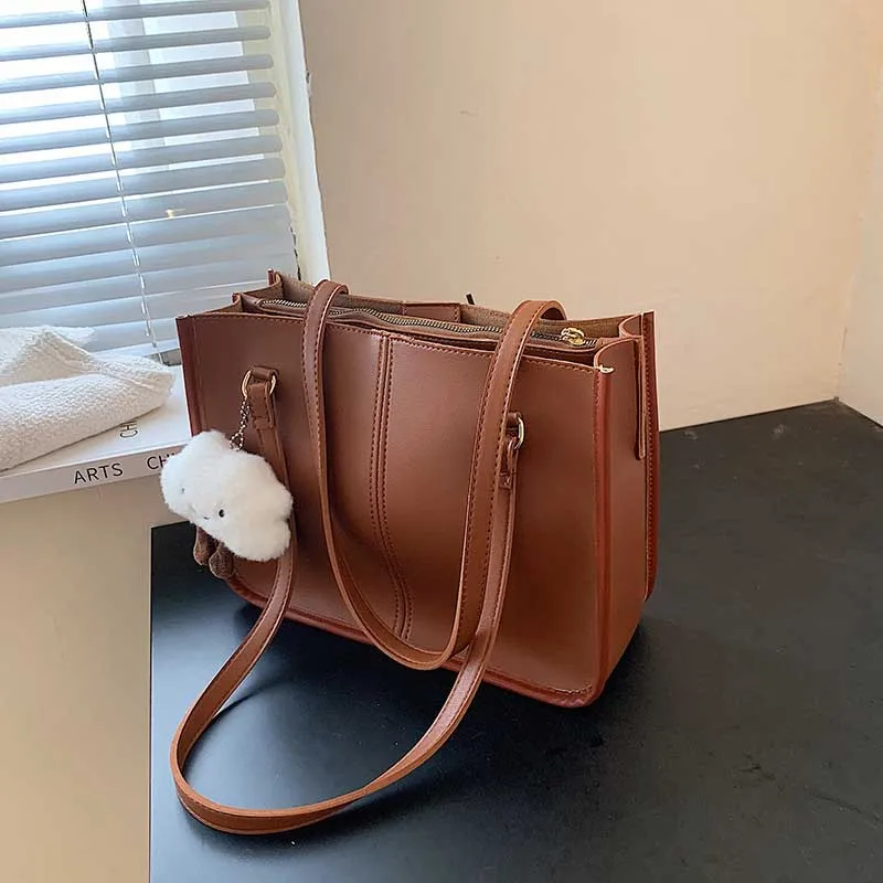 Shoulder Tote Bags For Women Handbags Shopper Bolsas Quality Solid Color Simple Korean Fashion Designer Women's Bag 2021 Female
Shoulder Tote Bags For Women Handbags Shopper Bolsas Quality Solid Color Simple Korean Fashion Designer Women's Bag 2021 Female