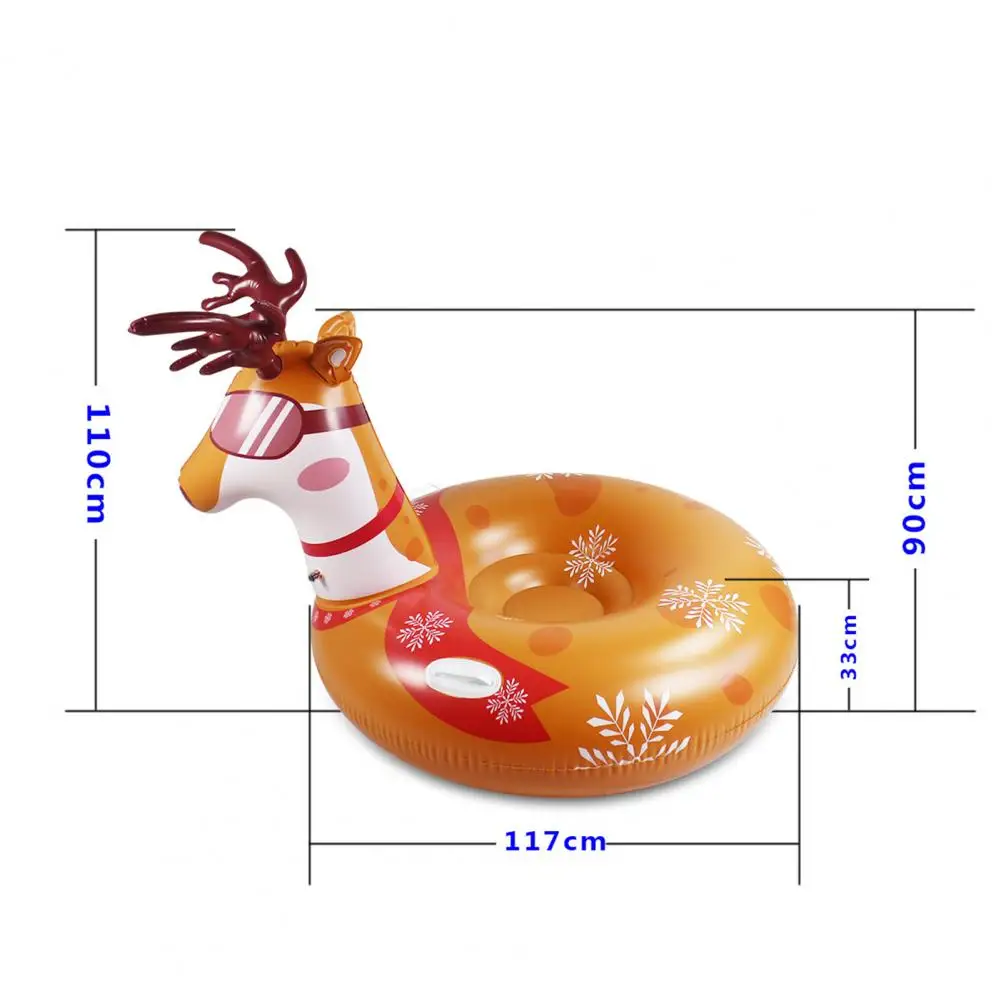 Cute PVC Anti-slip Elk Shape Inflatable Floats Snow Sled Ring For Outdoor Orange Large Capacity Inflatable Floating Lifebuoy
Cute PVC Anti-slip Elk Shape Inflatable Floats Snow Sled Ring For Outdoor Orange Large Capacity Inflatable Floating Lifebuoy
