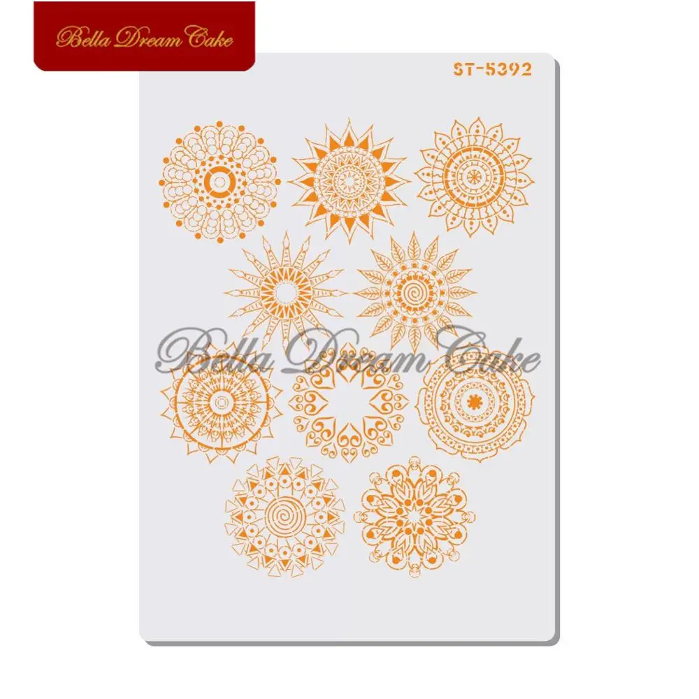 Bohemia Flower Design Cake Stencil DIY Scrapbooking Painting Drawing Stencils Template Coloring Embossing Album Decorative Card
Bohemia Flower Design Cake Stencil DIY Scrapbooking Painting Drawing Stencils Template Coloring Embossing Album Decorative Card