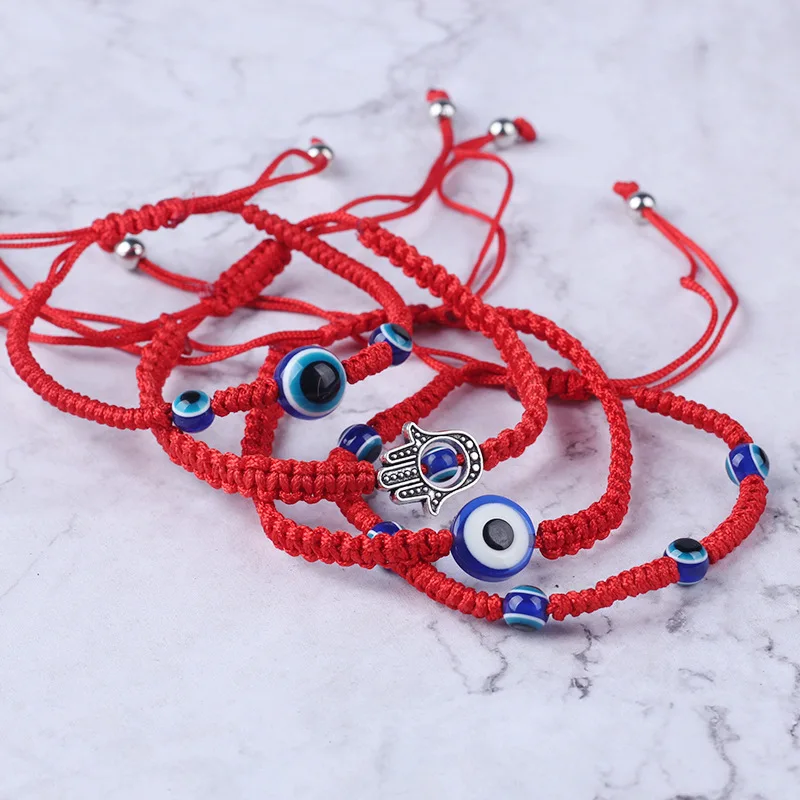 Handmade Braided Rope Lucky Red String Bracelet Evil Eye Charm Bracelets for Women Bring You Lucky Peaceful Adjustable size
Handmade Braided Rope Lucky Red String Bracelet Evil Eye Charm Bracelets for Women Bring You Lucky Peaceful Adjustable size