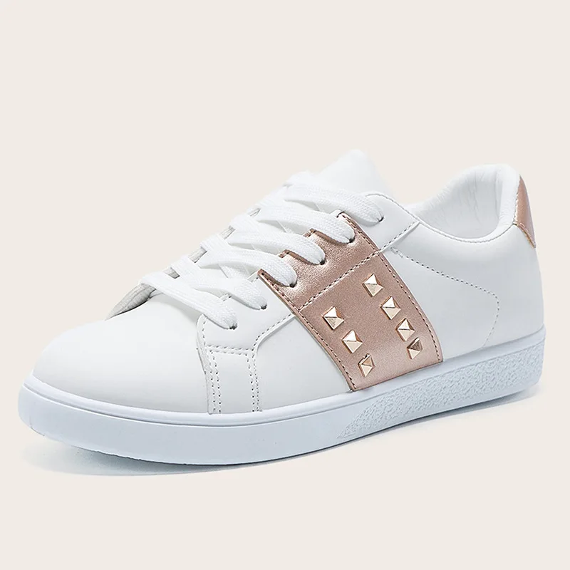 Women Shoes Artificial Leather Sneakers Rivets Rainbow Butterfly Casual Shoes Lace Up Flat Heel Girls Leisure Shoes 36-41 White
Women Shoes Artificial Leather Sneakers Rivets Rainbow Butterfly Casual Shoes Lace Up Flat Heel Girls Leisure Shoes 36-41 White