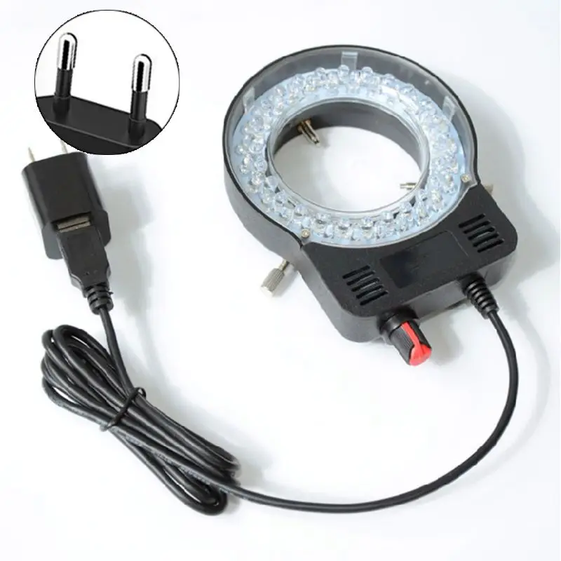 Microscope Lamp Single Cylinder Binocular Stereo Microscope Ring Lamp Integrated LED Ring Light Source Brightness Adjustable
Microscope Lamp Single Cylinder Binocular Stereo Microscope Ring Lamp Integrated LED Ring Light Source Brightness Adjustable
