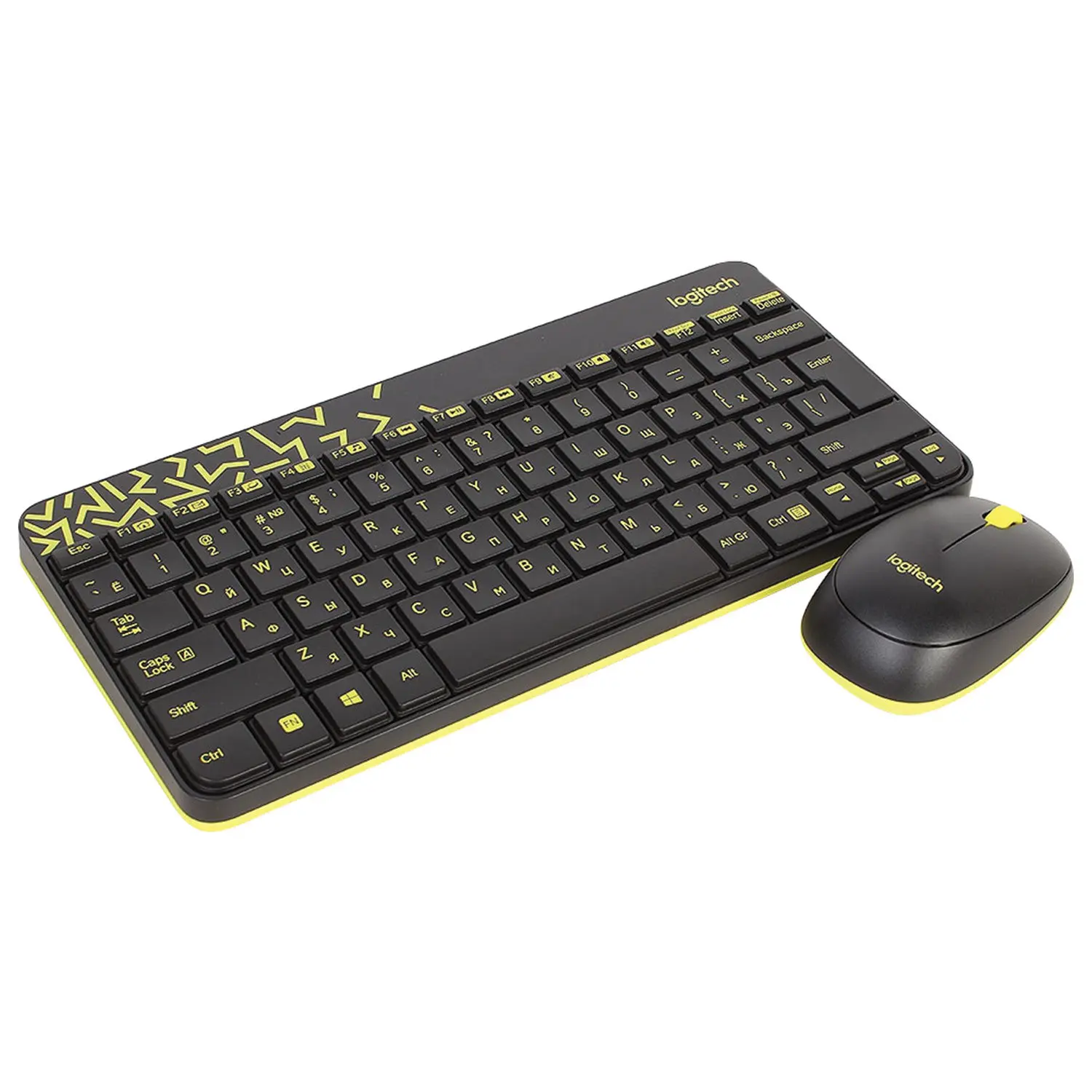 Набор беспроводной LOGITECH Wireless Combo MK240 клавиатура мышь 2 кнопки + 1 колесо-кнопка
