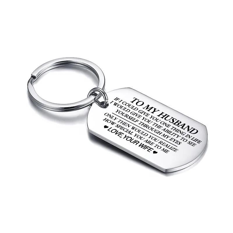 Vnox Classic Key Chain Ring for Men Smooth Surface Never Fade Stainless Steel Keychain TO HUSBAND Love Expression Custom Gift
Vnox Classic Key Chain Ring for Men Smooth Surface Never Fade Stainless Steel Keychain TO HUSBAND Love Expression Custom Gift