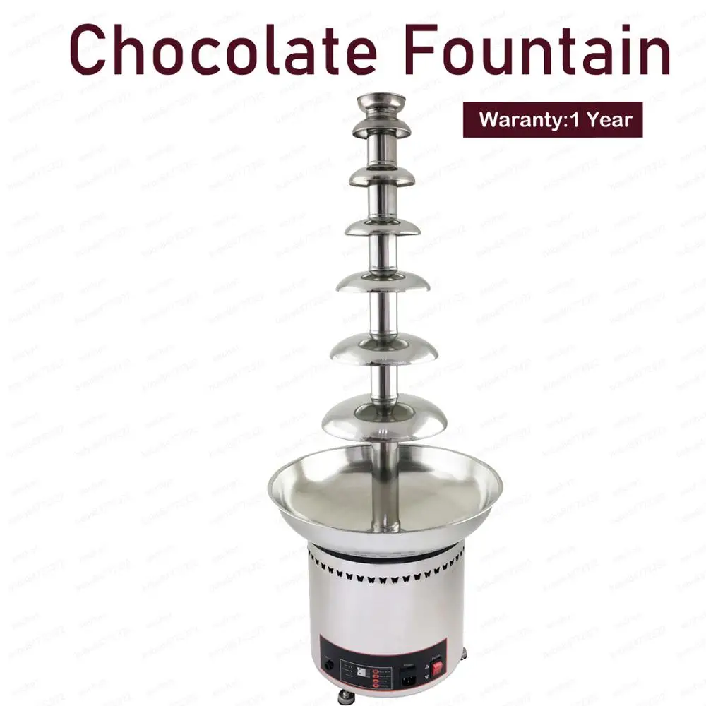 7-Tier Stainless Steel Chocolate Fondue Fountain with Digital Display Great for Birthday Wedding Christmas Halloween Party
7-Tier Stainless Steel Chocolate Fondue Fountain with Digital Display Great for Birthday Wedding Christmas Halloween Party