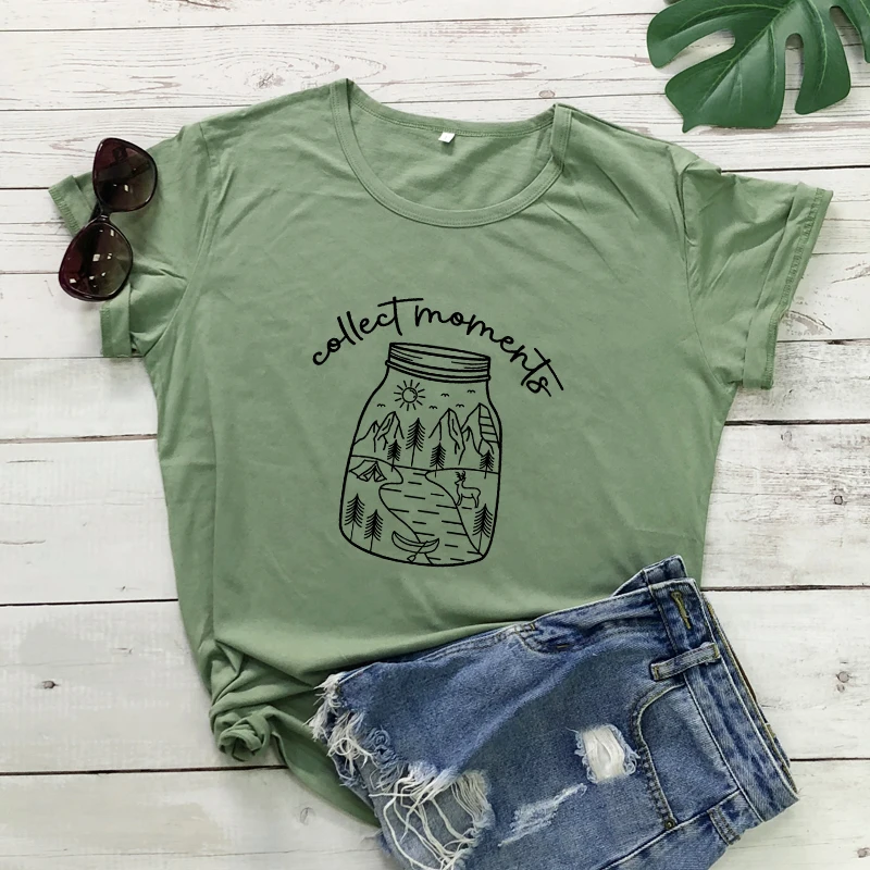 Collect Moments T-shirt Aesthetic Summer Vacation Adventure Tshirt Fashion Women Graphic Camping Tee Shirt Top Dropshipping
Collect Moments T-shirt Aesthetic Summer Vacation Adventure Tshirt Fashion Women Graphic Camping Tee Shirt Top Dropshipping