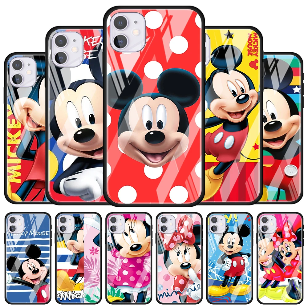 Cute Mickey Disney Mouse for Apple iPhone 12 Pro Max Mini 11 Pro XS Max X XR 6S 6 7 8 Plus Luxury Tempered Glass Phone Case
Cute Mickey Disney Mouse for Apple iPhone 12 Pro Max Mini 11 Pro XS Max X XR 6S 6 7 8 Plus Luxury Tempered Glass Phone Case