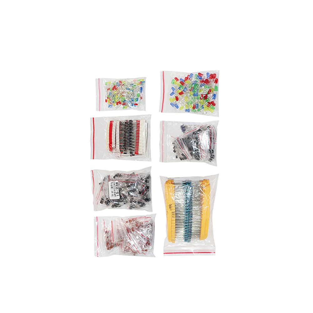 Led Diodes Electrolytic Capacitor Ceramic Set Transistor Pack Diy Electronic Components Kits Metal Film Resistor Assortment Kit
Led Diodes Electrolytic Capacitor Ceramic Set Transistor Pack Diy Electronic Components Kits Metal Film Resistor Assortment Kit