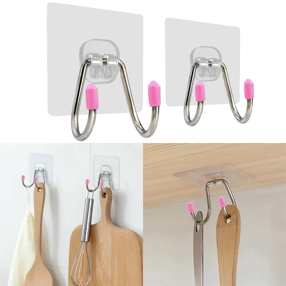 2pcs Strong Adhesive Hook Wall Sticker Kitchen Load-bearing Wall Without Trace Punch-free Hook Kitchen Punch-free Hook
2pcs Strong Adhesive Hook Wall Sticker Kitchen Load-bearing Wall Without Trace Punch-free Hook Kitchen Punch-free Hook