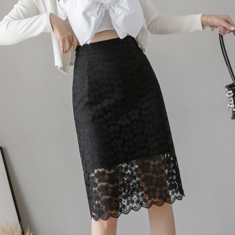 Spring Violet Floral Lace Slim Midi Pencil Skirts High Waisted Zipper Hip Pack OL Knee Length Skirts
Spring Violet Floral Lace Slim Midi Pencil Skirts High Waisted Zipper Hip Pack OL Knee Length Skirts