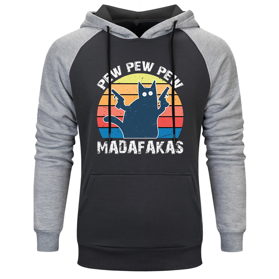 Pew Madafaka Cat Raglan Hooded Mens Long Sleeve Streetwear Clothing Outwear Hipster Tops Pullovers Loose Fit Supoleron Hombre
Pew Madafaka Cat Raglan Hooded Mens Long Sleeve Streetwear Clothing Outwear Hipster Tops Pullovers Loose Fit Supoleron Hombre