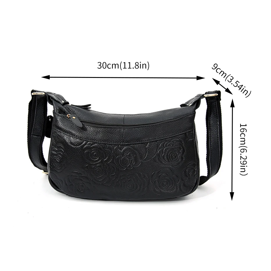 Fashion Messenger Bag Mother Women's Shoulder Bag Crossbody Genuine Leather Handbag Diagonal Wallets Ladies High Capacity Wallet
Fashion Messenger Bag Mother Women's Shoulder Bag Crossbody Genuine Leather Handbag Diagonal Wallets Ladies High Capacity Wallet