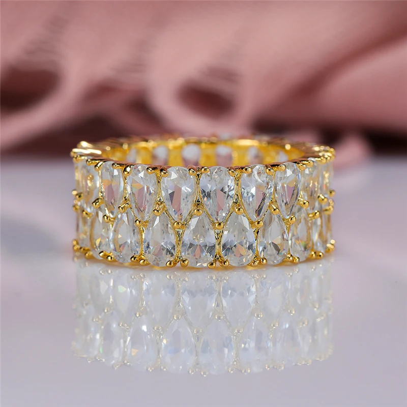 Boho Female Big Crystal Zircon Stone Ring Luxury Fashion Silver Color Love Engagement Ring Vintage Wedding Rings For Women
Boho Female Big Crystal Zircon Stone Ring Luxury Fashion Silver Color Love Engagement Ring Vintage Wedding Rings For Women