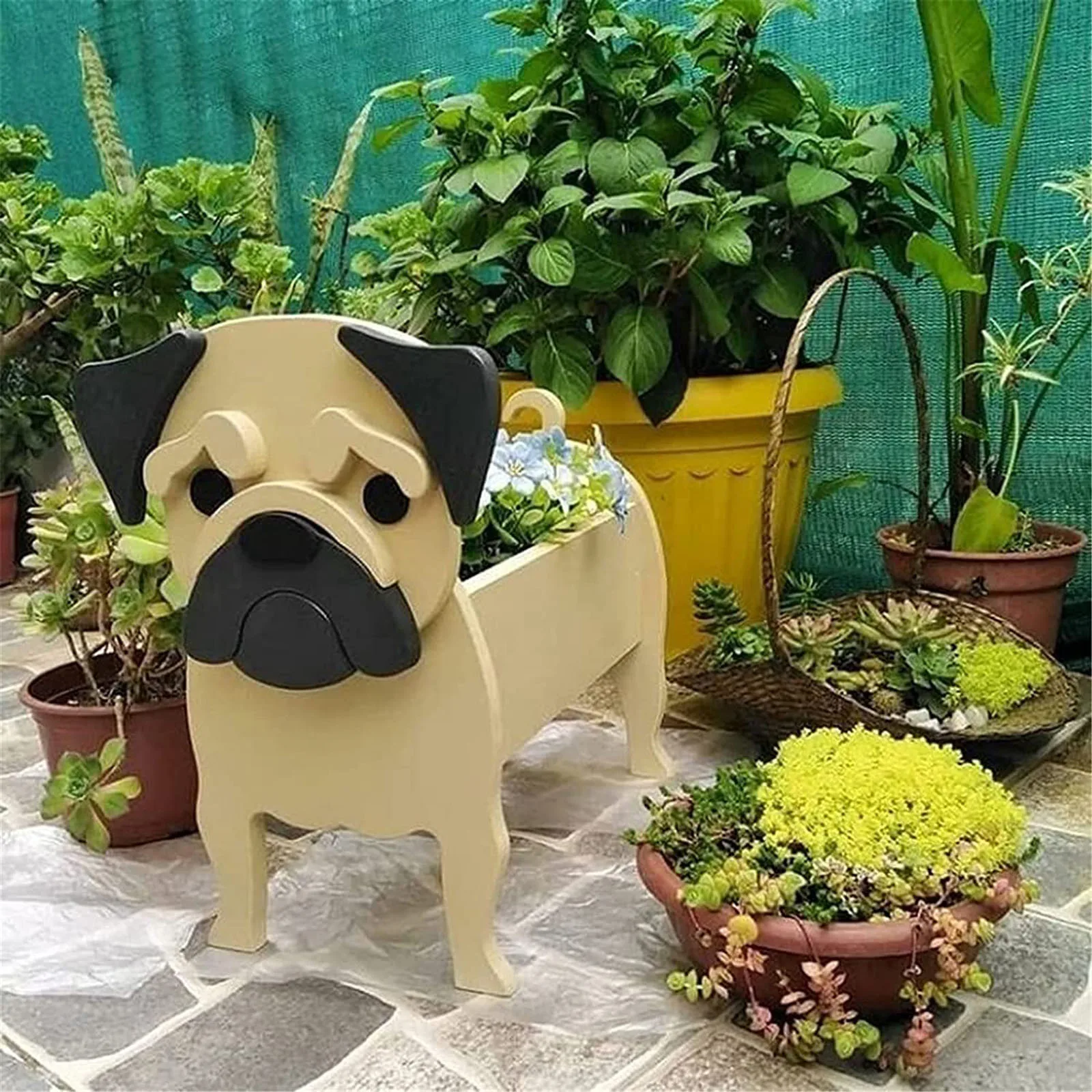 Dog Planter Animal Shaped Cartoon Succulent Planter Wooden Flower Pot Deco Garden Decoration Supplies Cultivate Flower Seedlings
Dog Planter Animal Shaped Cartoon Succulent Planter Wooden Flower Pot Deco Garden Decoration Supplies Cultivate Flower Seedlings