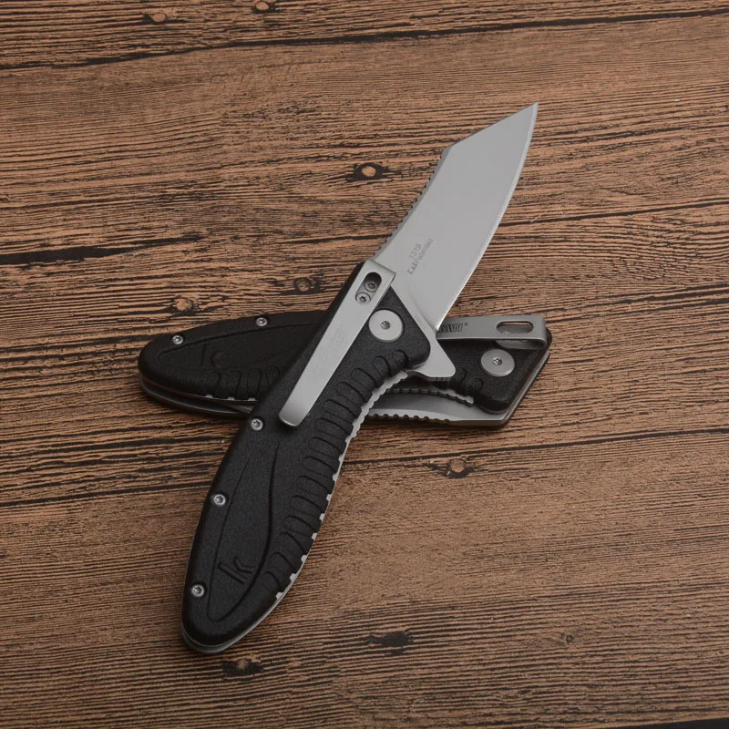 Kershaw 1319 Tactical Folding Knife Titanium Blade ABS Handle Camping Hiking Hunting Survival Pocket Utility EDC Tools
Kershaw 1319 Tactical Folding Knife Titanium Blade ABS Handle Camping Hiking Hunting Survival Pocket Utility EDC Tools