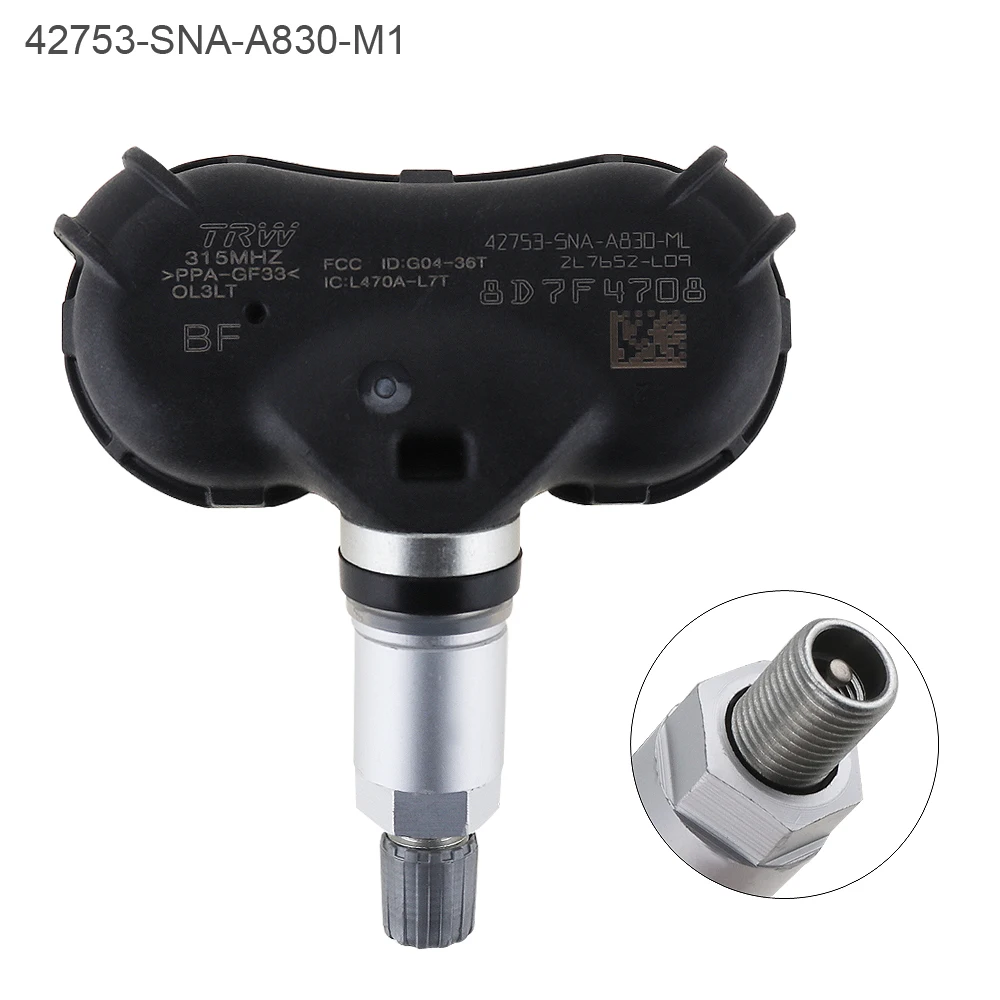 1 Pc Black Plastic 42753-SNA-A830-M1 TPMS Tire Pressure Sensor Automotive Tools Fit for Honda Civic CR-Z Odyssey Cars
1 Pc Black Plastic 42753-SNA-A830-M1 TPMS Tire Pressure Sensor Automotive Tools Fit for Honda Civic CR-Z Odyssey Cars