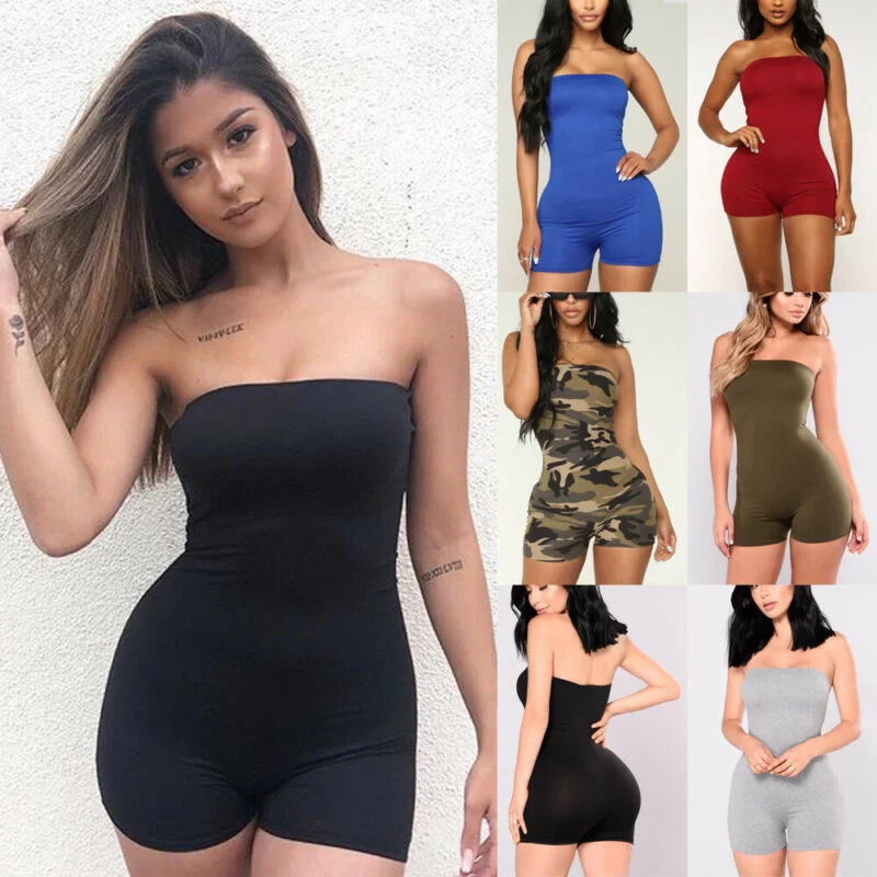 2020 New Women Clubwear Summer Playsuit Bodycon Party Jumpsuit Romper Trousers Shorts Sleeveless Slim Fit Jumpsuit 
2020 New Women Clubwear Summer Playsuit Bodycon Party Jumpsuit Romper Trousers Shorts Sleeveless Slim Fit Jumpsuit
