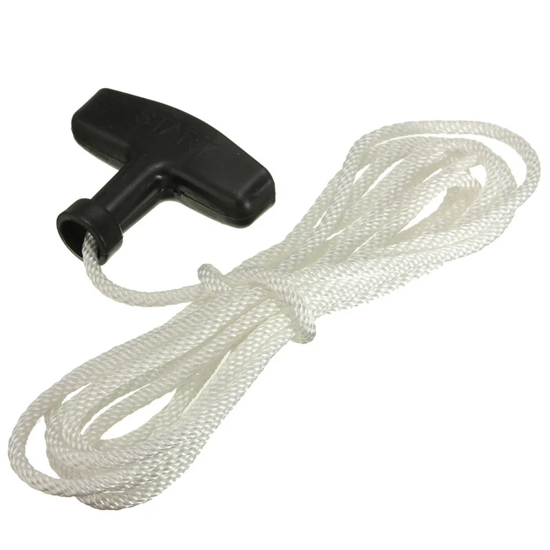 

Universal Lawnmowers Pull Handle Starter Start Cord Line Rope Engine Petrol Handle Drawstring Suitable For Most Petrol Lawnmower