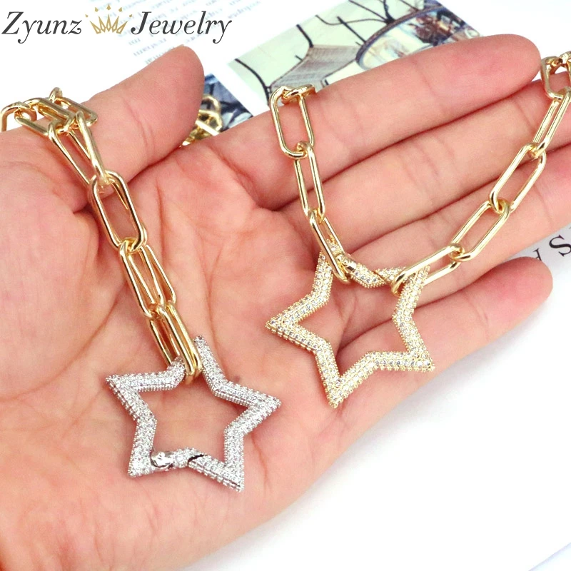 3PCS, CZ Micro Pave Star pendants gold silver color chain necklace for women jewelry gift for women
3PCS, CZ Micro Pave Star pendants gold silver color chain necklace for women jewelry gift for women