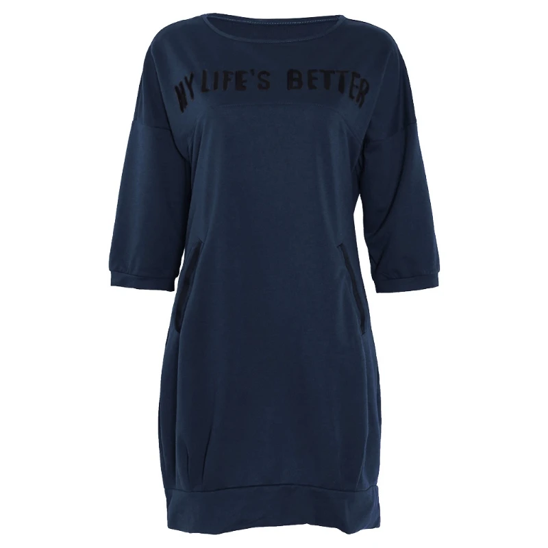 Letter Print New Women Dresses Warm Plus Size Casual Elegant Blue women Clothing BX0A
Letter Print New Women Dresses Warm Plus Size Casual Elegant Blue women Clothing BX0A