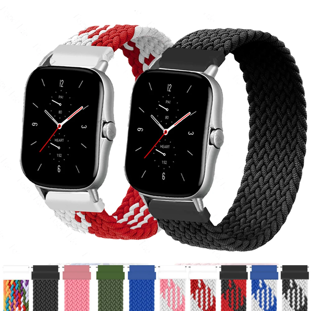 Braided solo loop nylon 20mm 22mm smart band for Amazfit gts2 Bip Gtr watch strap for fitbit versa 2 band huawei watch gt2 strap
Braided solo loop nylon 20mm 22mm smart band for Amazfit gts2 Bip Gtr watch strap for fitbit versa 2 band huawei watch gt2 strap