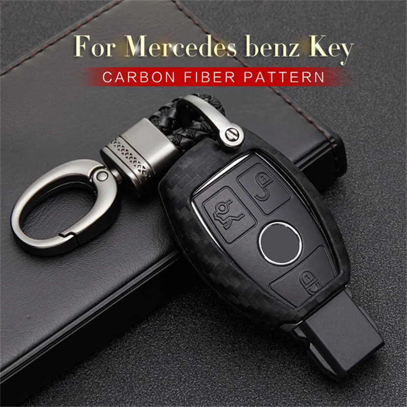 Силиконовый чехол для автомобильного ключа Mercedes Benz W202 W203 W204 W210 W212 W176 W177 CLE GLA CLA AMG