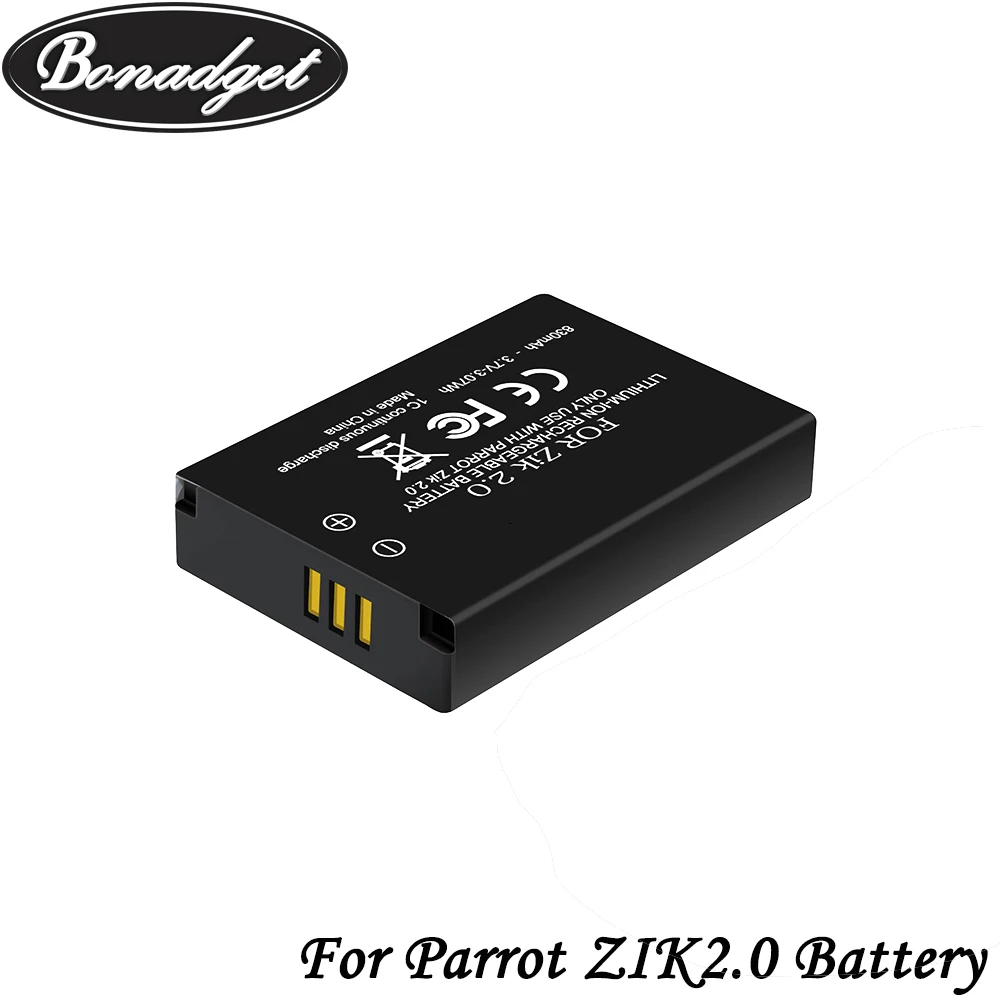 Bonadget 2pack Replacement 3.7v Li-ion 830mAh For Parrot Zik 2.0 3.0 Wireless Bluetooth Headset MCELE00254 MH46671 Battery | Электроника
