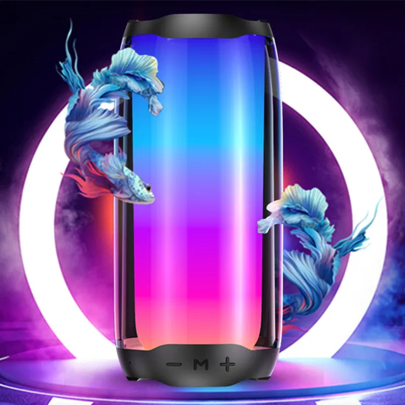 Portable full screen dynamic night light bluetooth audio colorful lights surround stereo wireless speaker usb TF card MP3 player
Portable full screen dynamic night light bluetooth audio colorful lights surround stereo wireless speaker usb TF card MP3 player