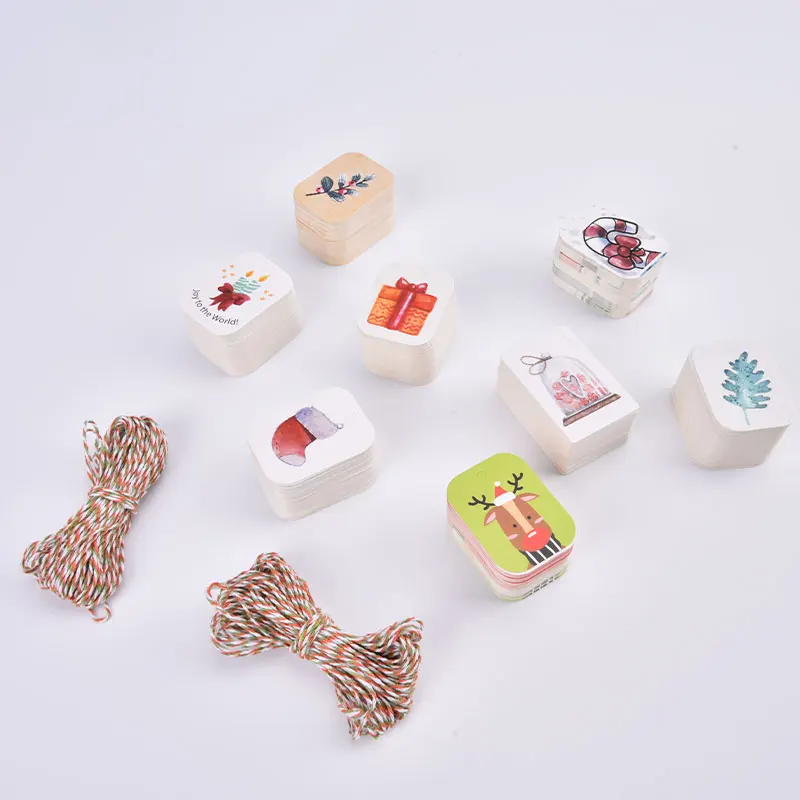 48/50pcs Merry Christmas Paper Gift Tag Snowman Deer Santa Claus Paper Label Hang Tags Party DIY Decor Xmas Gift Wrapping Tags
48/50pcs Merry Christmas Paper Gift Tag Snowman Deer Santa Claus Paper Label Hang Tags Party DIY Decor Xmas Gift Wrapping Tags