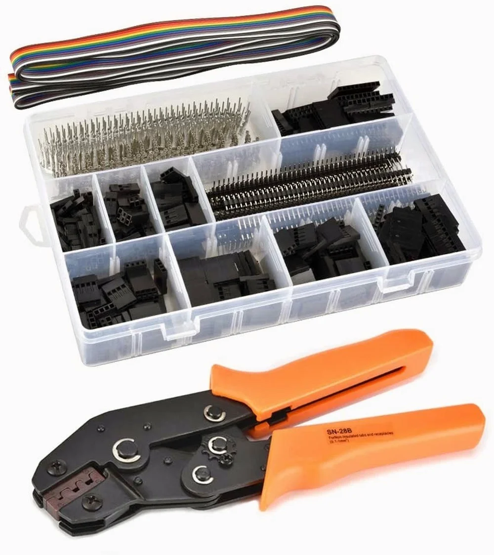 SN-28B+1550Pcs Crimping Tool Pliers Terminal Ferrule Crimper Wire Hand Tool Set Terminals Clamp Kit Tool
SN-28B+1550Pcs Crimping Tool Pliers Terminal Ferrule Crimper Wire Hand Tool Set Terminals Clamp Kit Tool