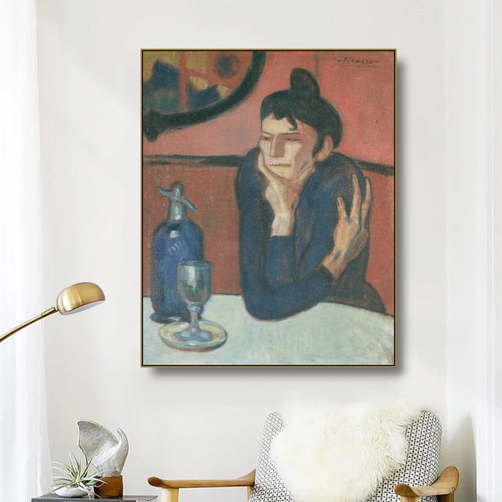 Canvas Art Oil Painting 《The Absinthe Drinker》Picasso World Famous Art Poster Wall Decor Modern Home Decoration For Living room
Canvas Art Oil Painting 《The Absinthe Drinker》Picasso World Famous Art Poster Wall Decor Modern Home Decoration For Living room