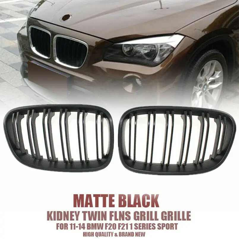 Решетки для переднего бампера BMW F20 F21 1 Series 2010 2011 2012 2013 2014, Стайлинг автомобиля, 2 планки, матовый черный
Решетки для переднего бампера BMW F20 F21 1 Series 2010 2011 2012 2013 2014, Стайлинг автомобиля, 2 планки, матовый черный