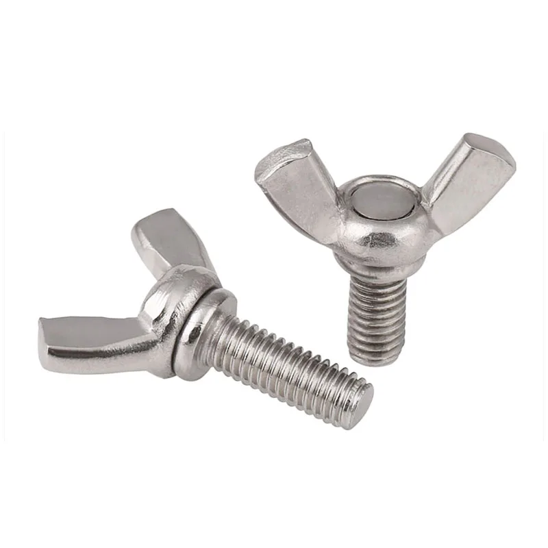 Болт-бабочка из нержавеющей стали с резьбой 304 дюйма, 5 шт. 
Болт-бабочка из нержавеющей стали с резьбой 304 дюйма, 5 шт.