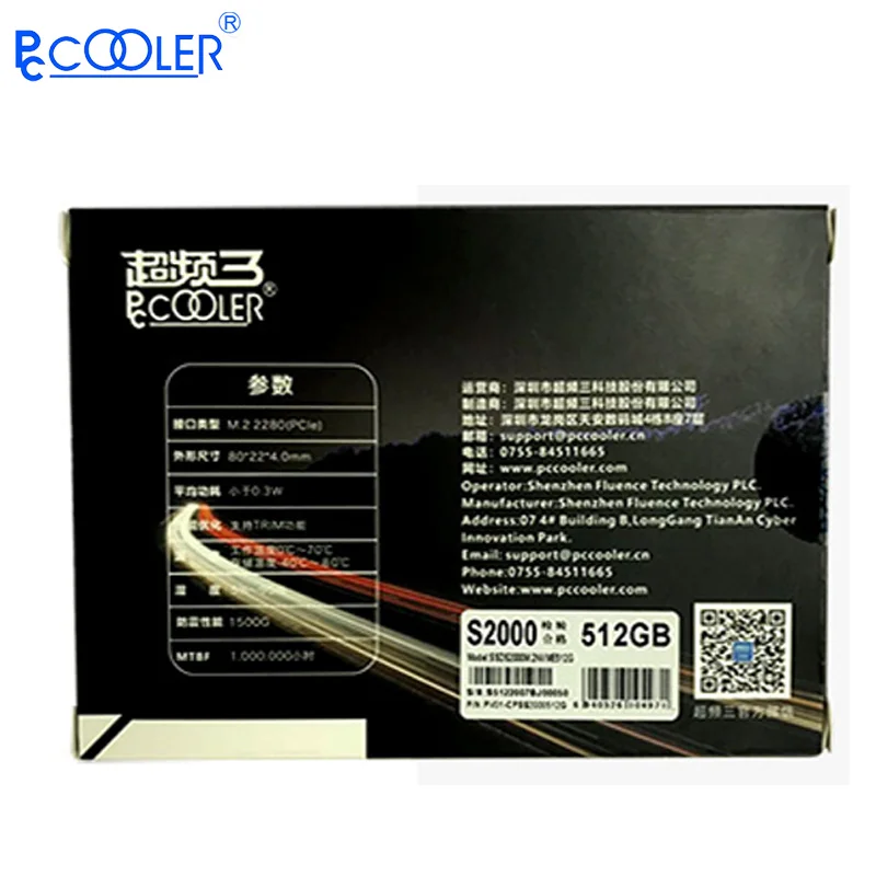 Твердотельный накопитель Pccooler M.2 ssd M2 256 Гб PCIe NVME 128 ГБ внутренний жесткий диск 2280