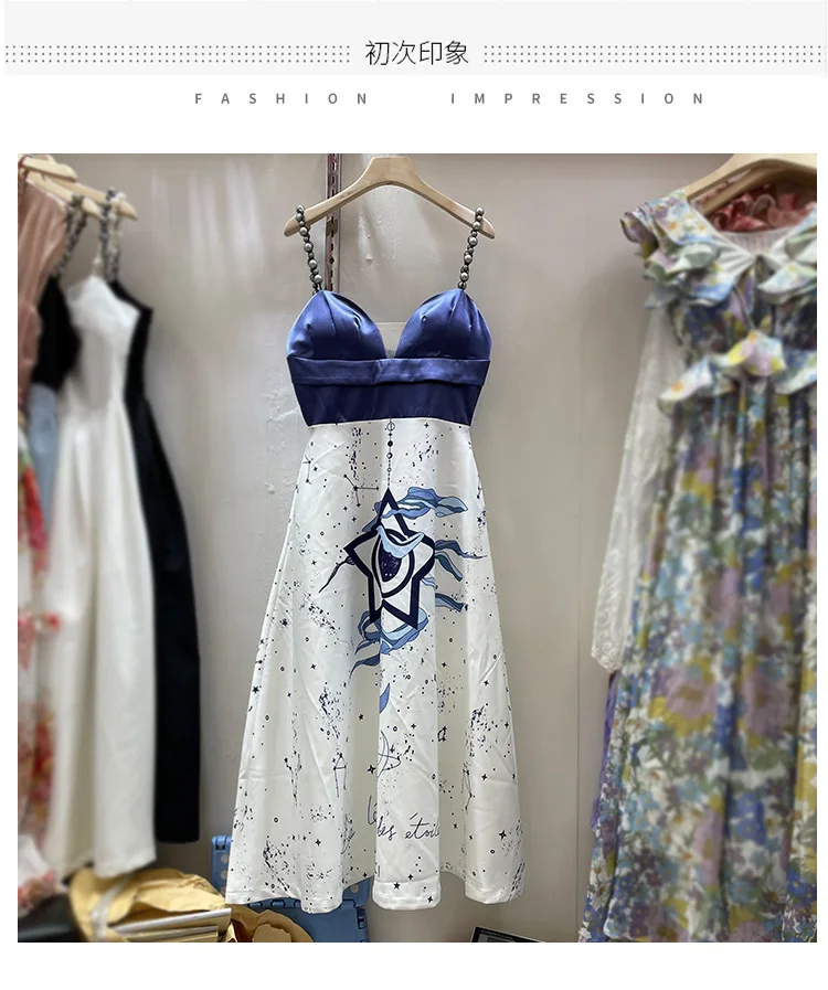 Elegant Sexy Socialite Pearl Shoulder Straps Dress for Women Summer New Evening Party Maxi Dress Wrapped Chest Formal SunDress
Elegant Sexy Socialite Pearl Shoulder Straps Dress for Women Summer New Evening Party Maxi Dress Wrapped Chest Formal SunDress