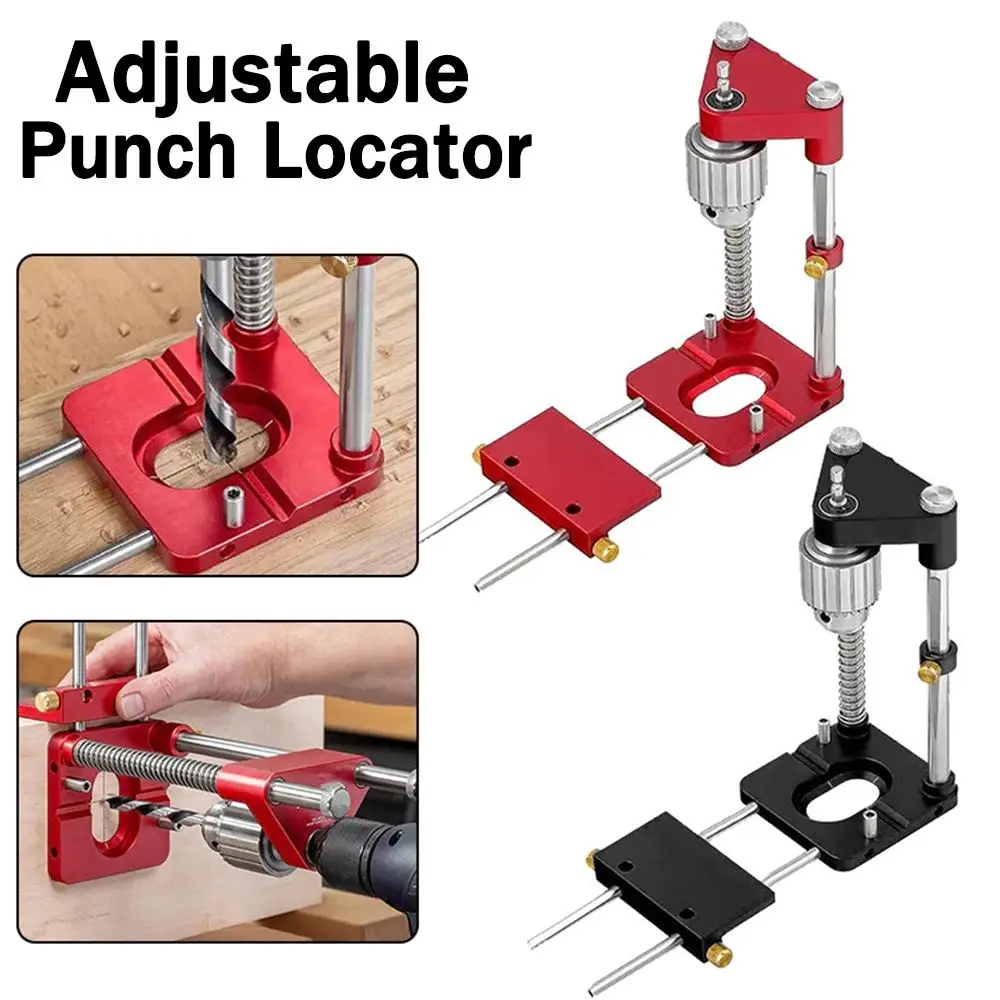 Drilling Locator Adjustable Punch Locator Drill Template Guide Mini Bench Drill Press Machine Woodworking DIY Tool Alloy Steel
Drilling Locator Adjustable Punch Locator Drill Template Guide Mini Bench Drill Press Machine Woodworking DIY Tool Alloy Steel