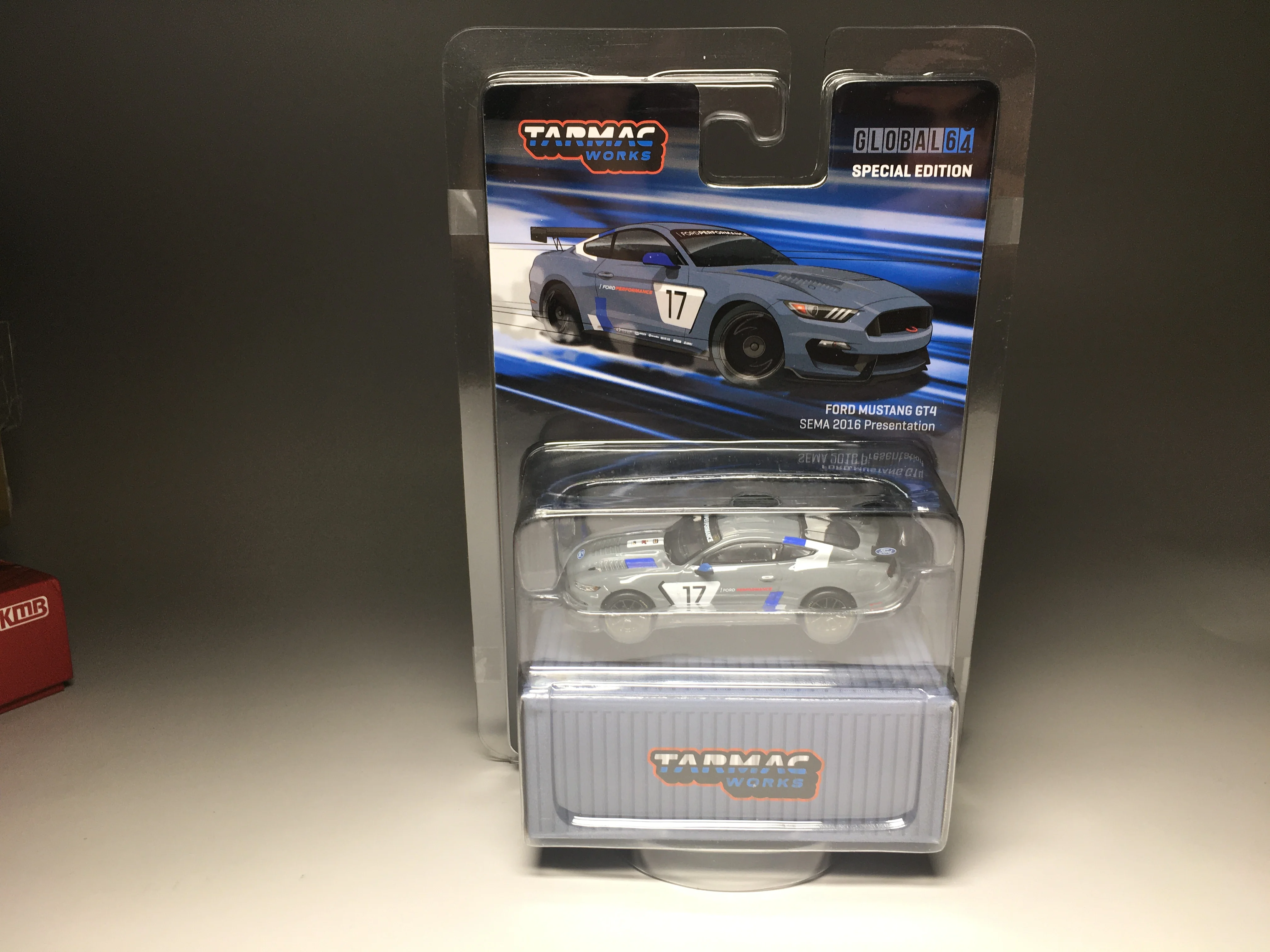 Tarmac работает 1/64 Ford Mustang GT4 SEMA 2016 Презентация литой модели автомобилей Ограниченная Коллекция
Tarmac работает 1/64 Ford Mustang GT4 SEMA 2016 Презентация литой модели автомобилей Ограниченная Коллекция