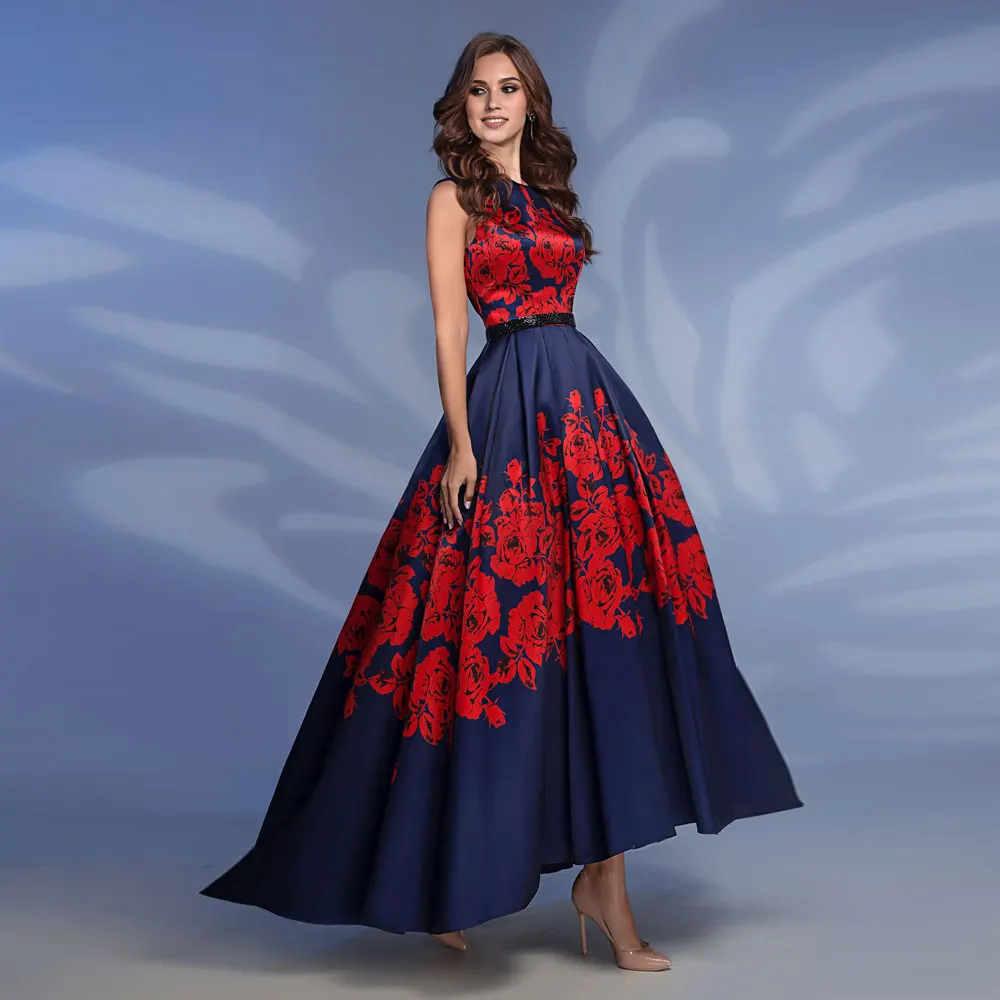 Hi-Lo Floor length Exquisite Dark Navy A-line Jewel Print Open back Evening Dresses high quality Sleeveless Fashion
Hi-Lo Floor length Exquisite Dark Navy A-line Jewel Print Open back Evening Dresses high quality Sleeveless Fashion