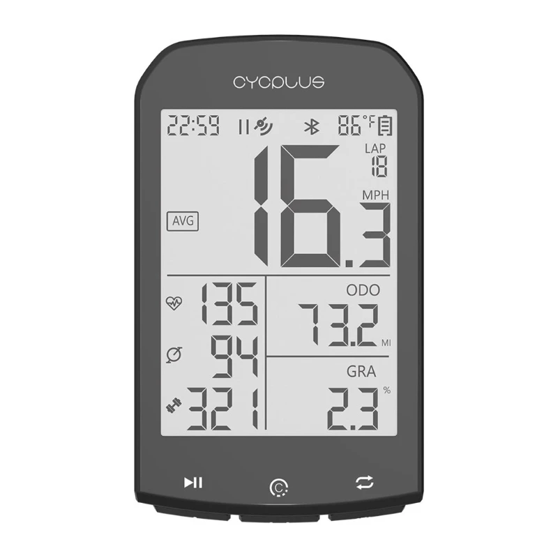 

Многофункциональный велосипедный GPS секундомер, светящийся беспроводной умный монитор сердечного ритма, счетчик велокомпьютера, трекер дл...