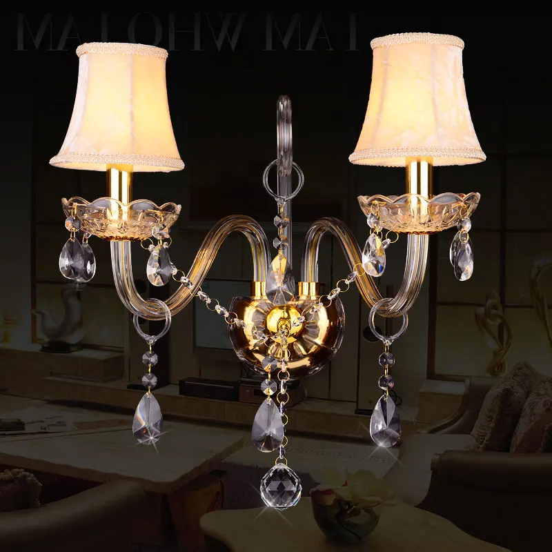 Modern Crystal Wall Lamp Bedroom Bedside Wall Light E14 Socket home decoration Sconce Porch Lampshades indoor Lighting Fixture
Modern Crystal Wall Lamp Bedroom Bedside Wall Light E14 Socket home decoration Sconce Porch Lampshades indoor Lighting Fixture