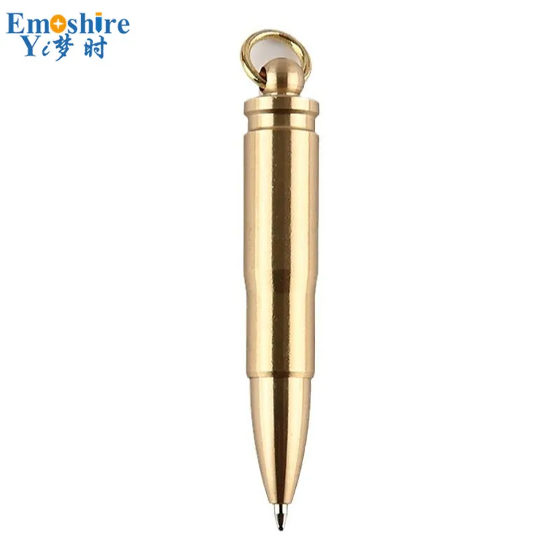 Brass Mini Pocket Ballpoint Pen Portable Keychain Pendant Emergency Writing Stationery Gel Pen Roller Ball Pen P583
Brass Mini Pocket Ballpoint Pen Portable Keychain Pendant Emergency Writing Stationery Gel Pen Roller Ball Pen P583