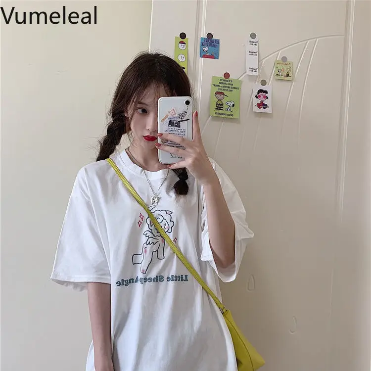 The New Summer 2021 Pink Round Neck Short Sleeve T-shirt for Female Students and Loose Instagram Half Sleeve Blouse Y2k Top
The New Summer 2021 Pink Round Neck Short Sleeve T-shirt for Female Students and Loose Instagram Half Sleeve Blouse Y2k Top