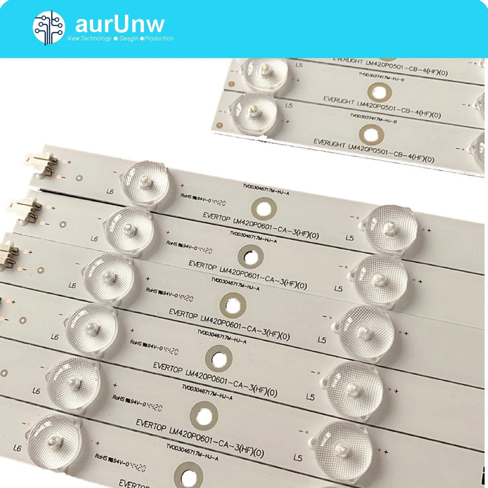 LED backlight strip 11 Lamp for PHILIPS 42'' TV LBM420P0601-CA-3 LBM420P0501-CB-4 42PFL3208H/12 42PFL3008D/78 42PFL3108K/12
LED backlight strip 11 Lamp for PHILIPS 42'' TV LBM420P0601-CA-3 LBM420P0501-CB-4 42PFL3208H/12 42PFL3008D/78 42PFL3108K/12