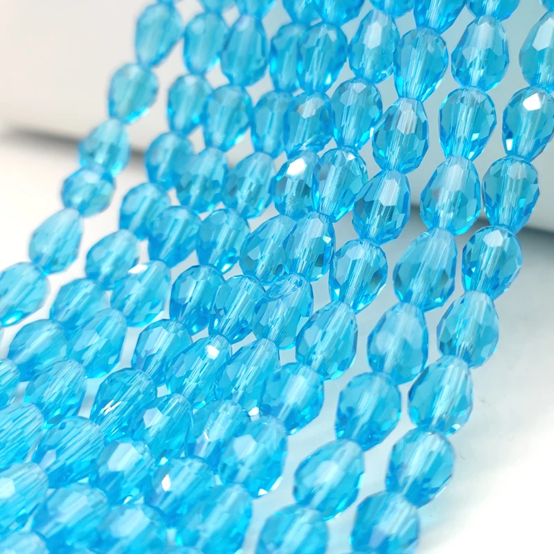 3x5 5x7 8x11mm Waterdrop Faceted Blue Crystal Beads Teardrop Glass Loose Spacer Beads DIY Making Bracelet Jewelry Accessories
3x5 5x7 8x11mm Waterdrop Faceted Blue Crystal Beads Teardrop Glass Loose Spacer Beads DIY Making Bracelet Jewelry Accessories