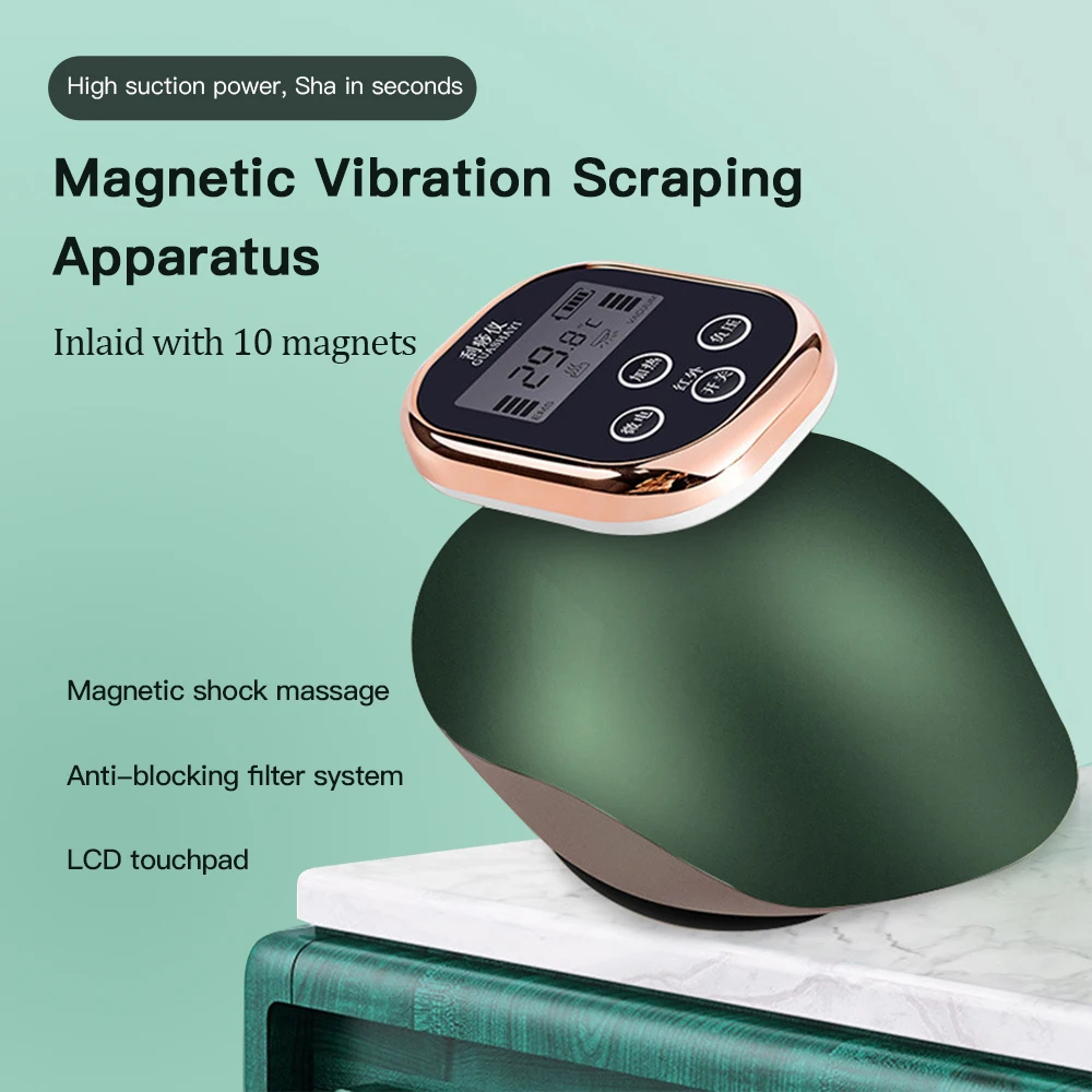 Electric Guasha Scraping Instrument Vacuum Massager Gua Sha Massage Device Anti-Cellulite Vacuum Suction Cups Magnet Therapy
Electric Guasha Scraping Instrument Vacuum Massager Gua Sha Massage Device Anti-Cellulite Vacuum Suction Cups Magnet Therapy