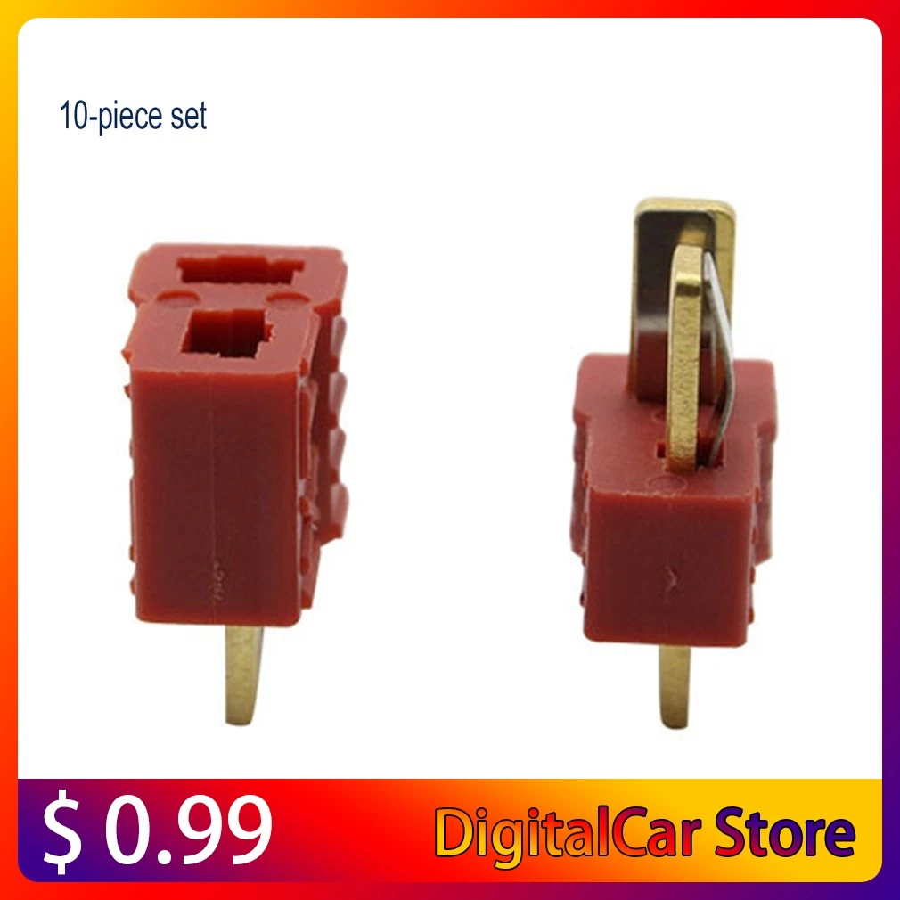 

10 Pcs T Plug Deans Terminal Connector Set For RC LiPo Battery Helicopter Male/Female Terminals Connectors Adapter