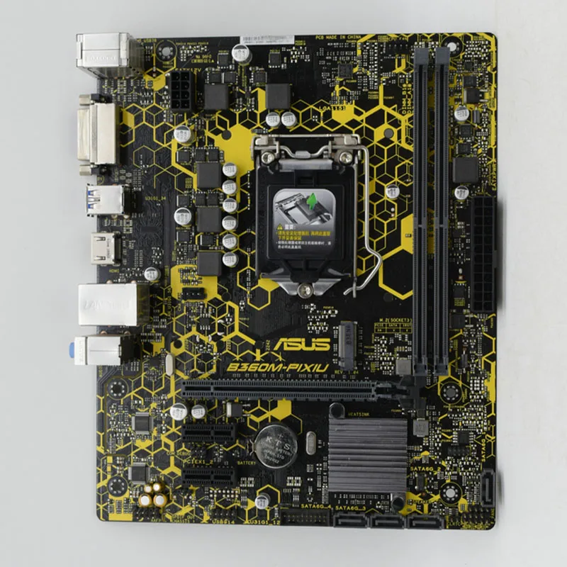

ASUS B360M-PIXIU LGA 1151 Intel B360 Gaming PC Motherboard DDR4 32GB PCI-E 3.0 M.2 USB3.1 Core i9-9900K i7-8700K Cpus Micro ATX